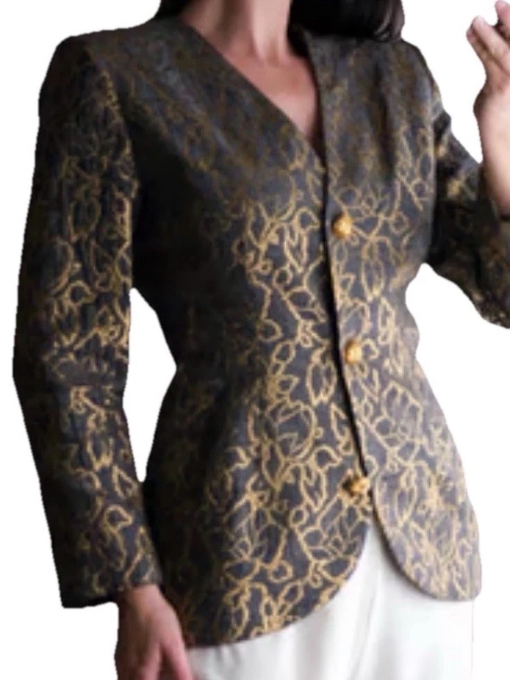 Givenchy Vintage Brocade Blazer